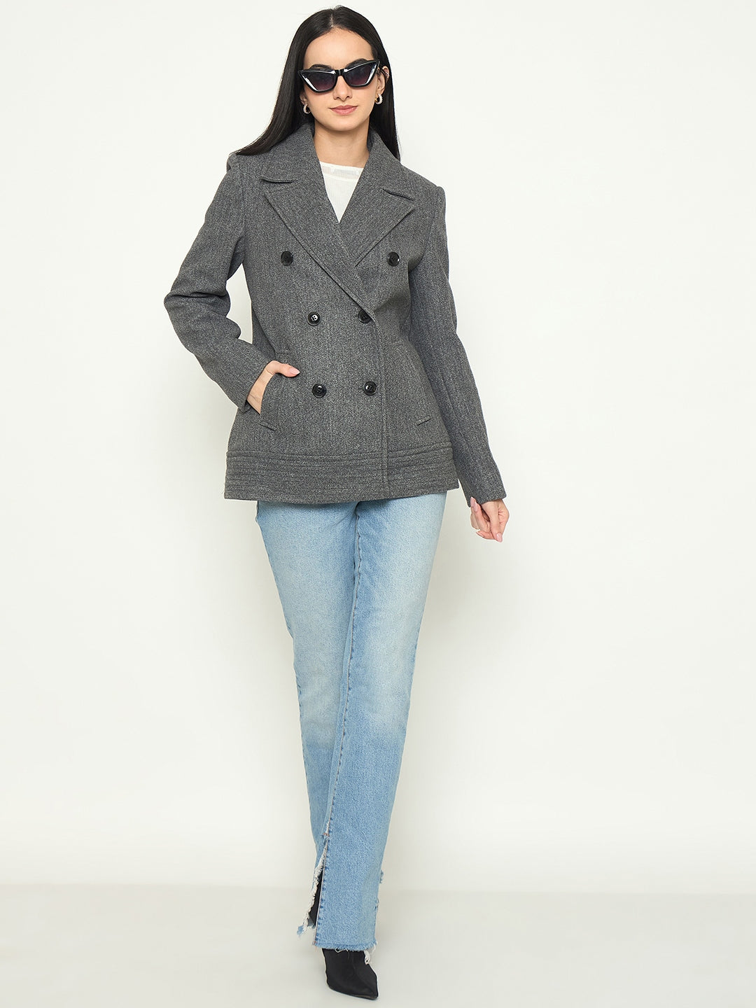 Madame Anthra Grey Blazer