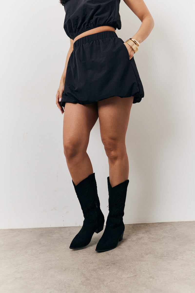 Black Balloon Co-Ord Mini Skirt