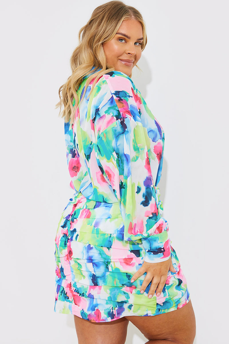 Ruched Mini Co-Ord Skirt